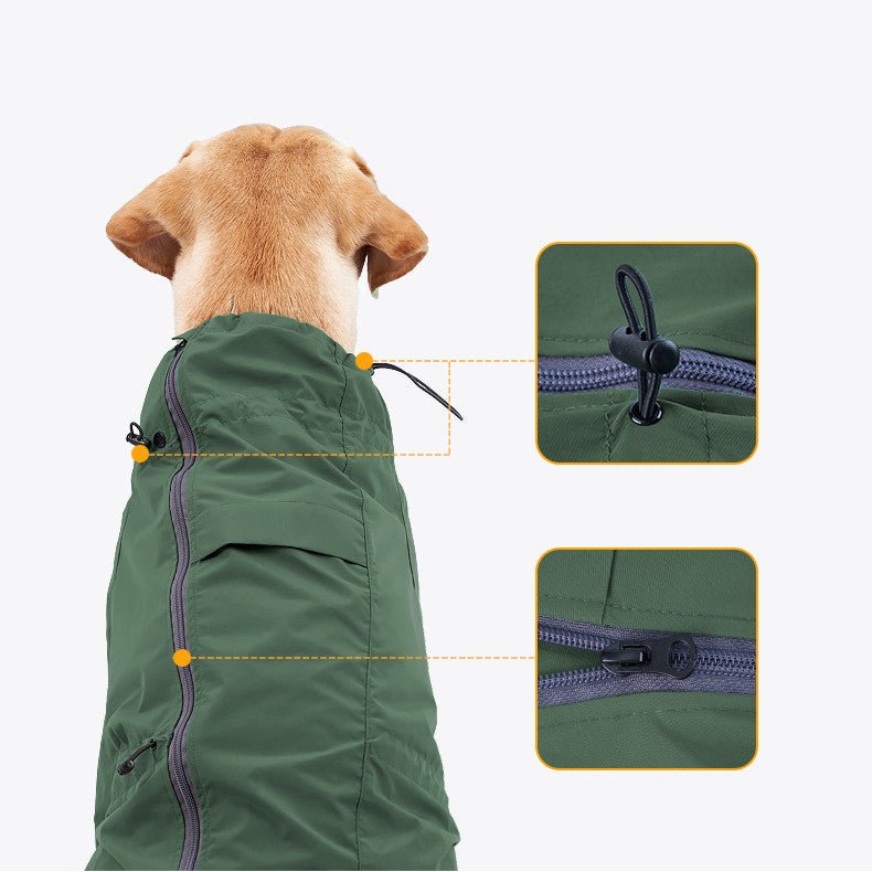 Dog Clothing With Traction Hole Reflective - PawGearCo
