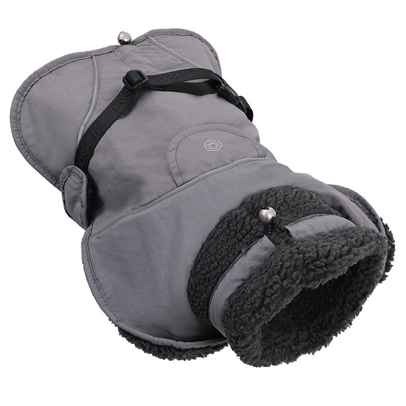 Dog Cotton - padded Clothes Go Out In Autumn And Winter Warm - keeping And Cold - proof Pet Clothes - PawGearCo