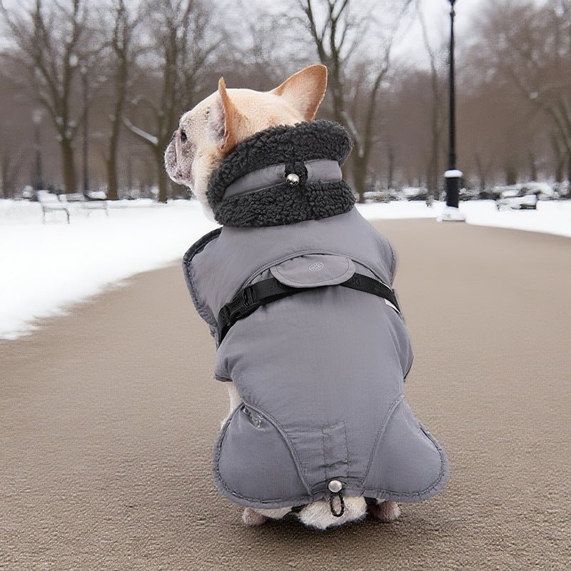 Dog Cotton - padded Clothes Go Out In Autumn And Winter Warm - keeping And Cold - proof Pet Clothes - PawGearCo