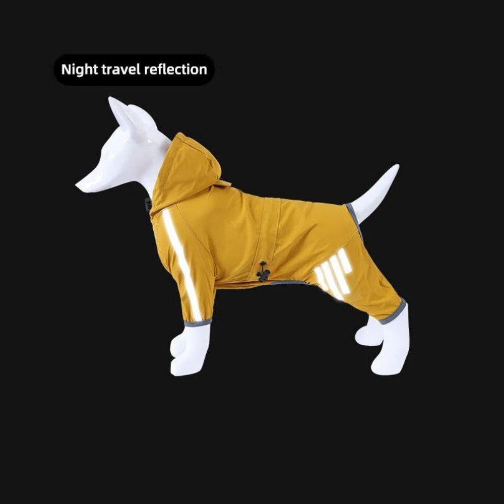 Sily Pet Raincoat Four - legged Raincoat For Dogs Small Dog Outing Clothes Tractable Waterproof Clothing Pet Clothing Cat Costume - PawGearCo